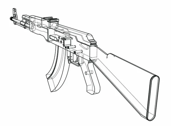 wallpapers Easy Machine Gun Sketch machine gun sketch vector images