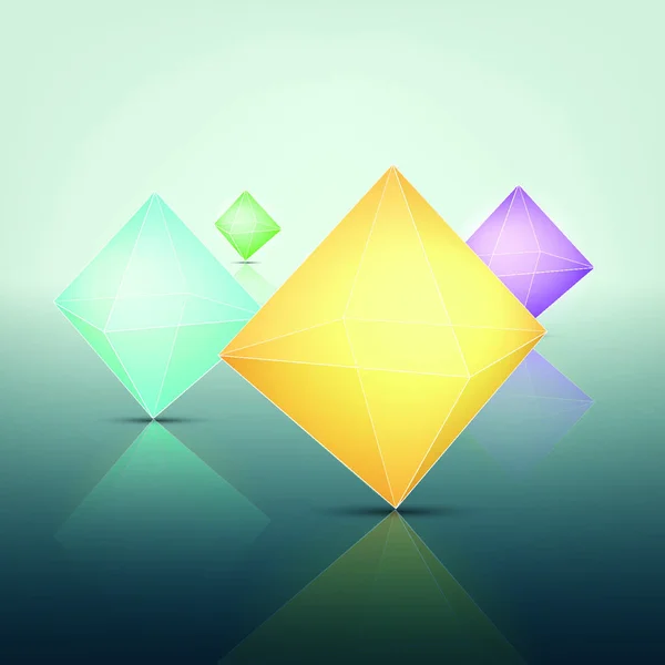 Διάσταση Του Διανύσματος Πολυγώνου — Διανυσματικό Αρχείο