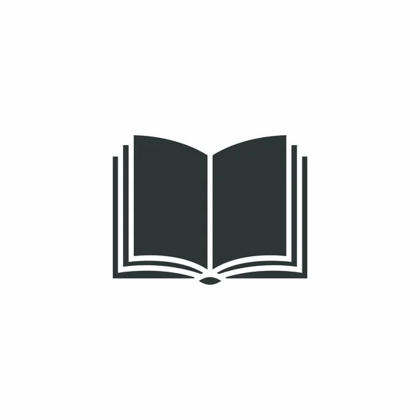 Icono Del Libro Diseño Signos Tienda Libros Educación Ilustración Vectorial — Vector de stock