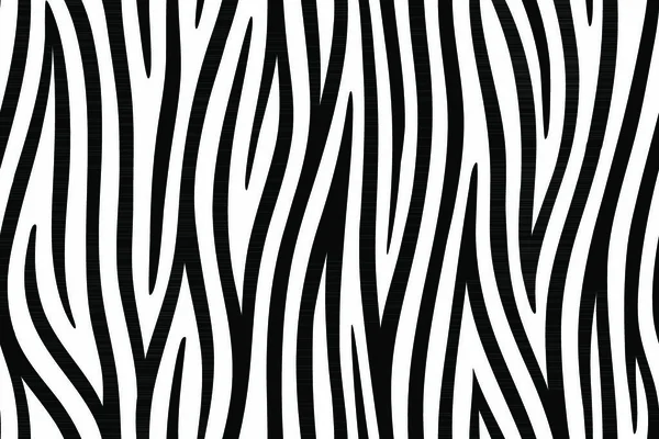 Zebra Pele Sem Costura Fundo Arte Gráfica Vetorial — Vetor de Stock