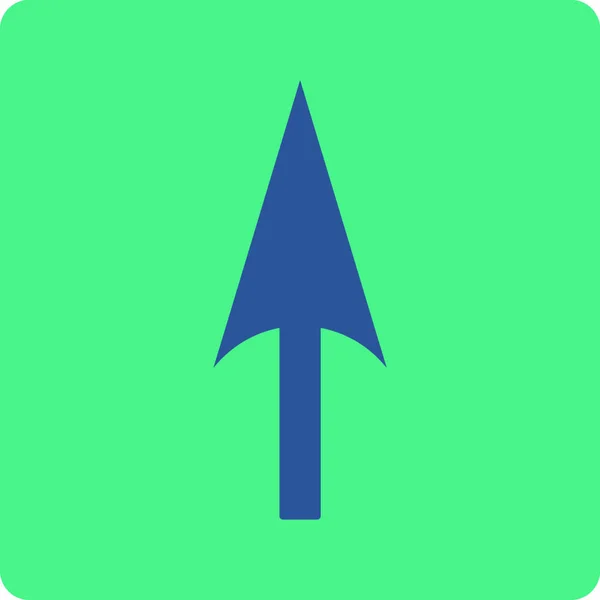 Arrow Axis Ícone Botões Primitivos Overcolor Set Este Botão Plano — Vetor de Stock