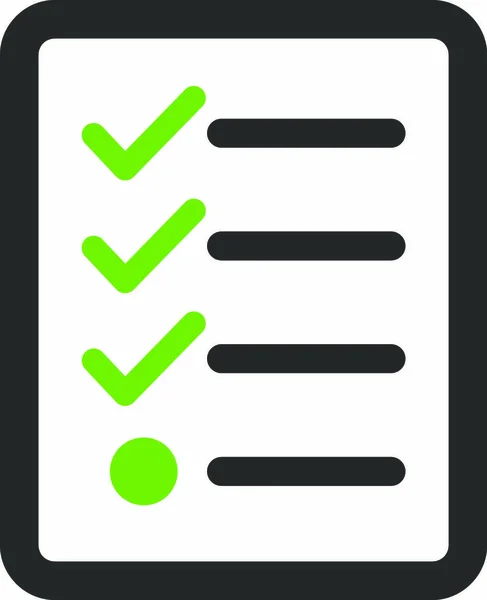 Піктограма Списку Контролерів Набору Бізнес Біколор Векторний Стиль Двокольоровий Плоский — стоковий вектор