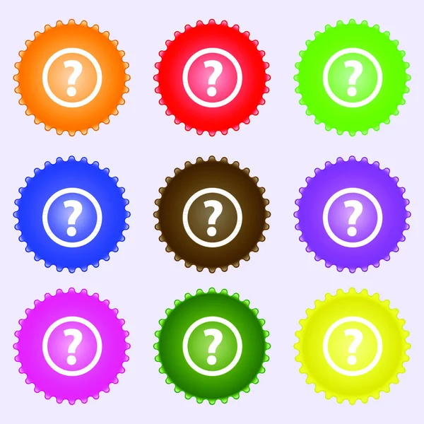 Question Mark Sign Icon Help Speech Bubble Symbol Faq Sign — Stock Vector