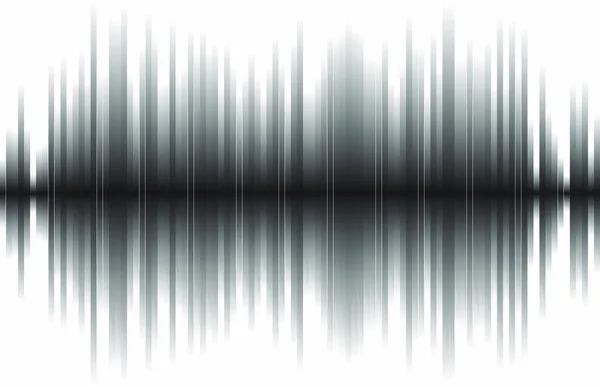 Zvukové Vlny Nastaveny Technologie Vyrovnávače Zvuku Pulzní Muzikál Vektorová Ilustrace — Stockový vektor