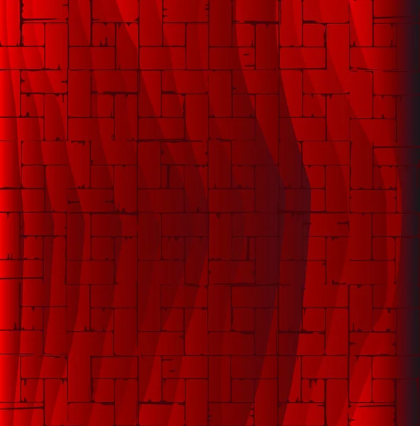 Дерев Яна Паркетна Підлога Візерунок Червоному Фоні — стоковий вектор