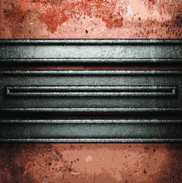 Close Old Metal Background — Stockový vektor