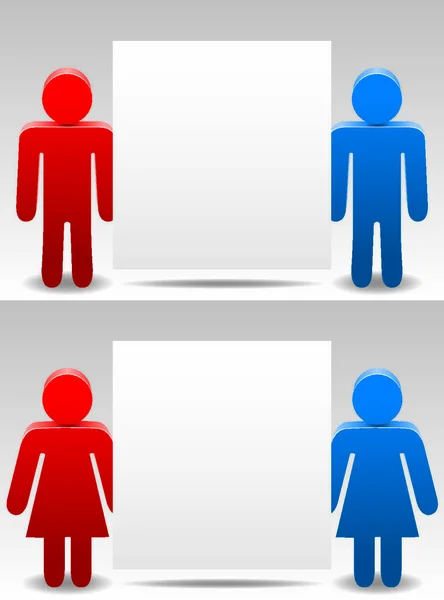 Vector Illustration Family Symbols Man Woman Child Stock Vector Image ...