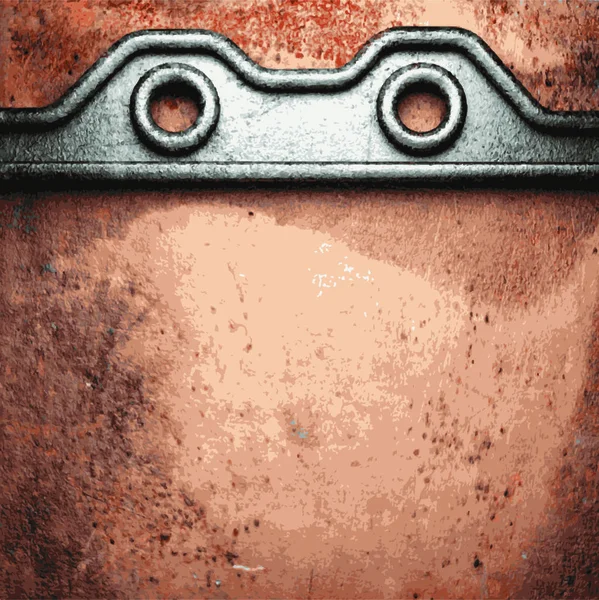 Close Old Metal Background — Stockový vektor