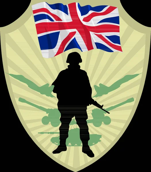 Στρατός Του Ηνωμένου Βασιλείου — Διανυσματικό Αρχείο