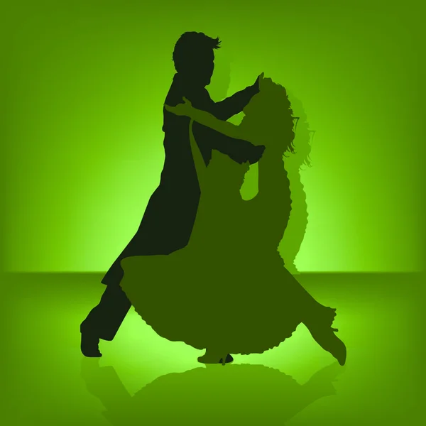 Danse Tango Illustration Colorée Vecteur — Image vectorielle