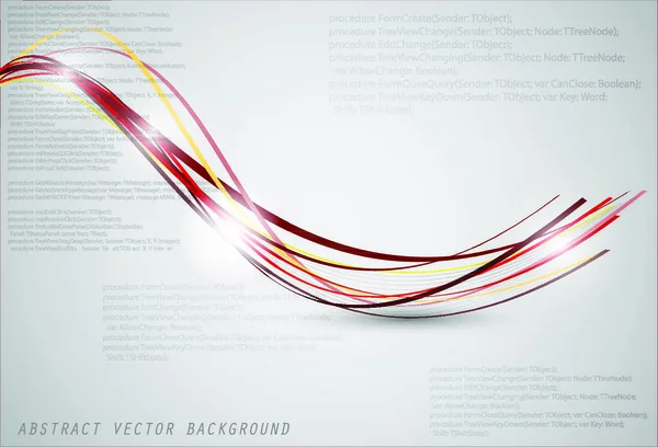 Abstraktní Vektorové Pozadí Vlákny Místo Pro Váš Text — Stockový vektor