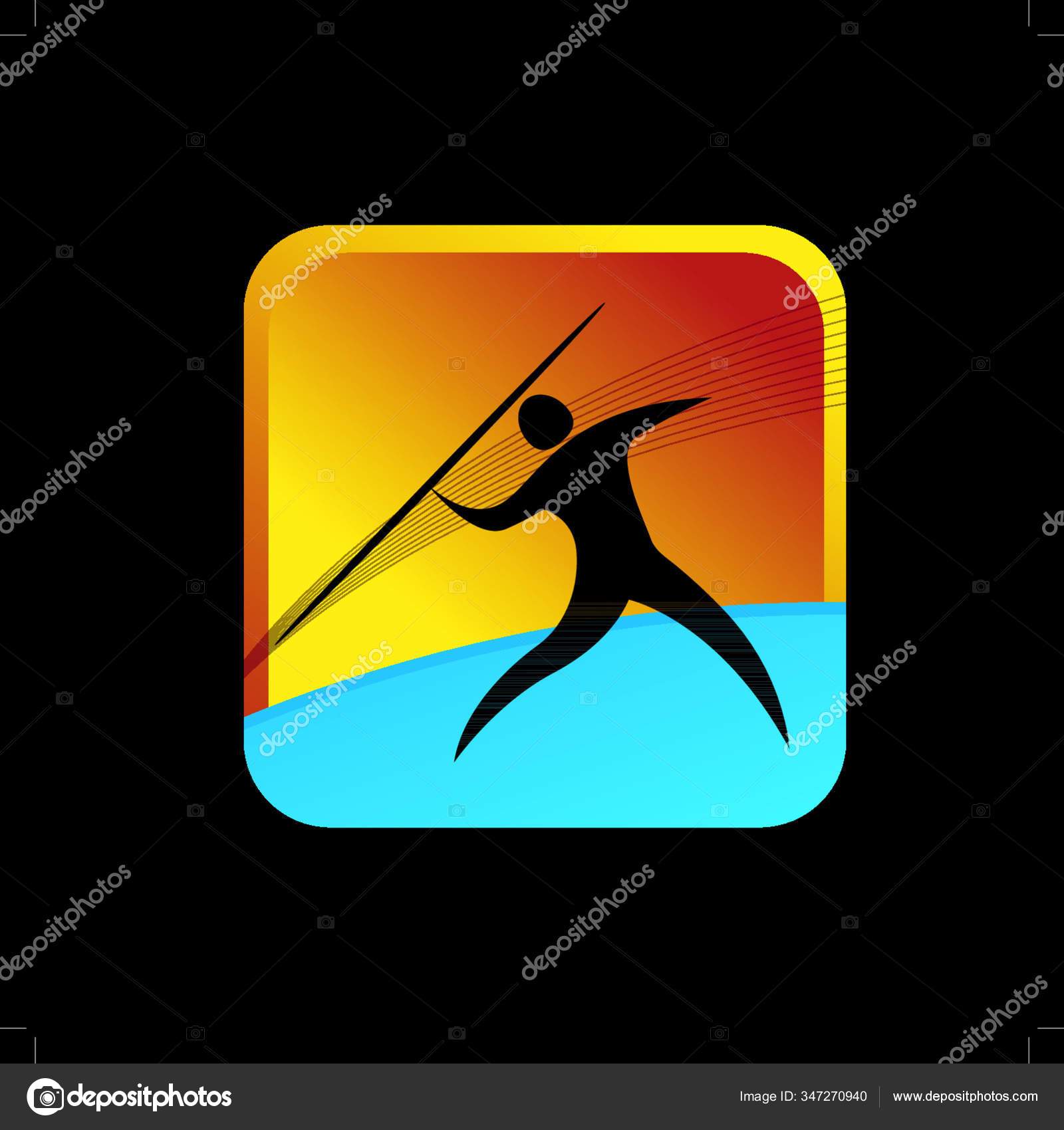 Human Javelin Throw Game Stock Vector Image by ©YAYImages 347270940