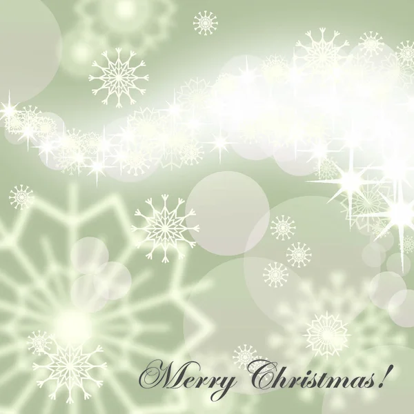 Fond Noël Avec Flocons Neige Blancs Feux Artifice Eps10 — Image vectorielle