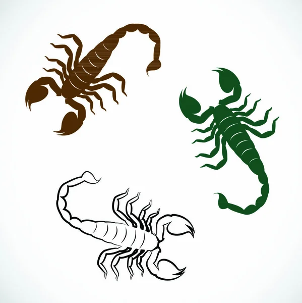 Alacranes silueta Imágenes Vectoriales, Gráfico Vectorial de Alacranes  silueta | Depositphotos