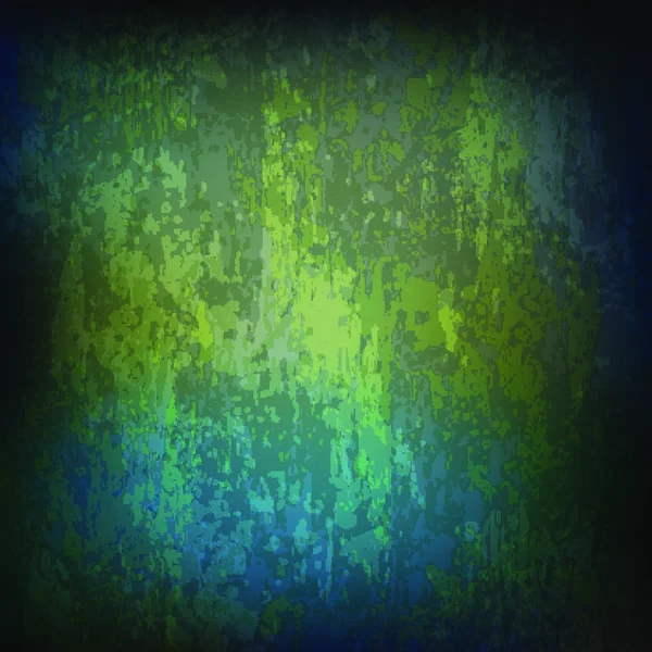 Abstrait Vert Bleu Grunge Fond Texture Vintage — Image vectorielle