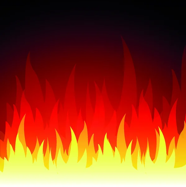 Векторная Иллюстрация Концепции Огненного Пламени — стоковый вектор