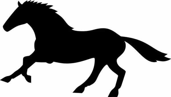 Horse Vector Ontwerp Illustratie Grafische Clipart Gemaakt Adobe Illustrator Eps — Stockvector