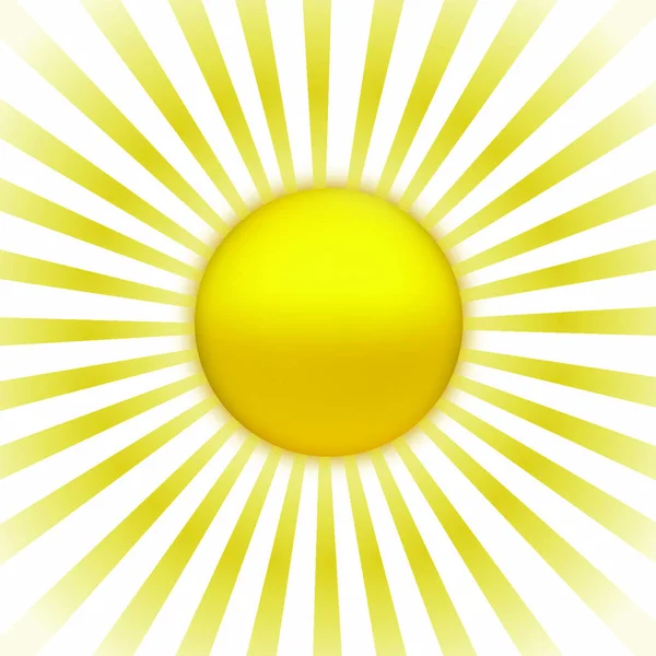Eps Vector Sol Con Explosión Sol — Archivo Imágenes Vectoriales