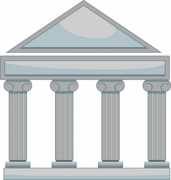 Illustration Cour Justice — Image vectorielle