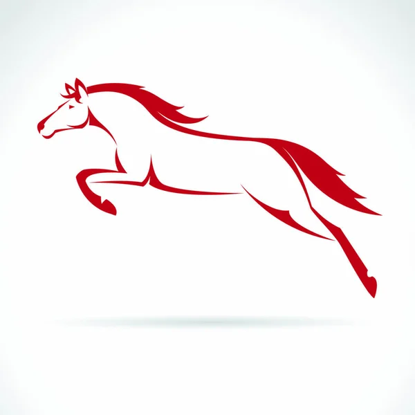 Imagem Vetorial Cavalo Sobre Fundo Branco —  Vetores de Stock