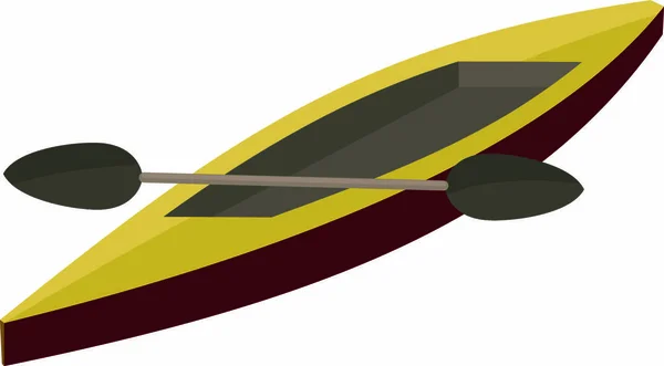 Illustration Canoe Paddle Eps10 — Stock Vector