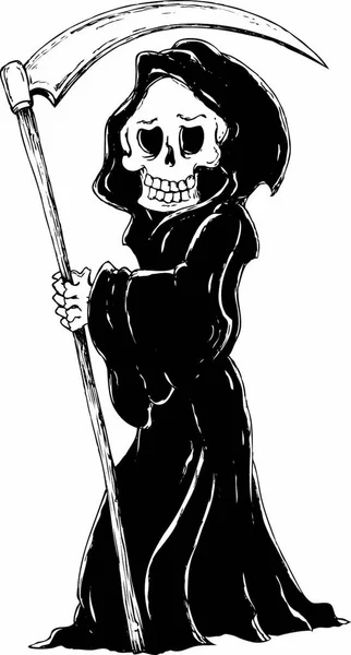 Grim Reaper Theme Image Ilustración Vectorial — Archivo Imágenes Vectoriales