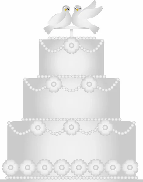 Three Tier Cakeストックベクター ロイヤリティフリーthree Tier Cakeイラスト Depositphotos