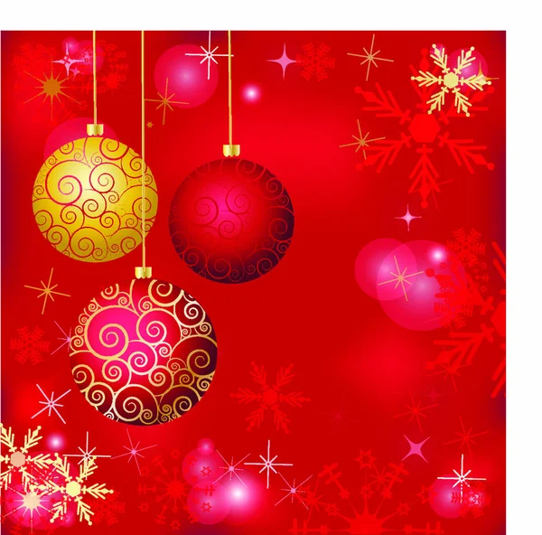 Tarjeta Navidad Con Elementos Navideños Árbol Campana Baya Acebo — Vector de stock