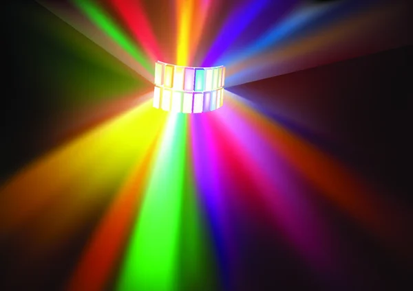 Disco Lights Colored Background Illustration Vector — Stock Vector