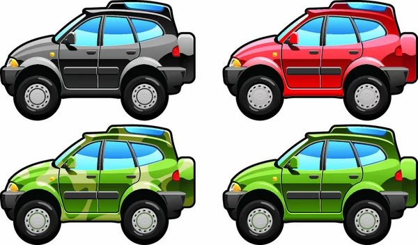Crossover - part of my collections of Car body style. Simple gradients only - no gradient mesh. — Stock Illustration Crossover Part Collections Car Body Style Simple Gradients Only Gradient Stock Illustration