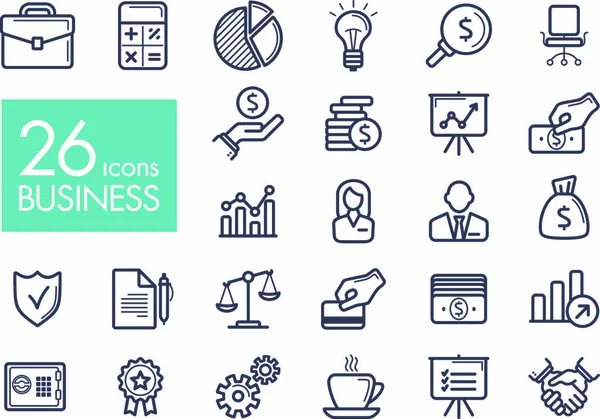Ikona Biznesu Finansów Symbol Graficzny Dla Projektu Strony Internetowej Logo — Wektor stockowy