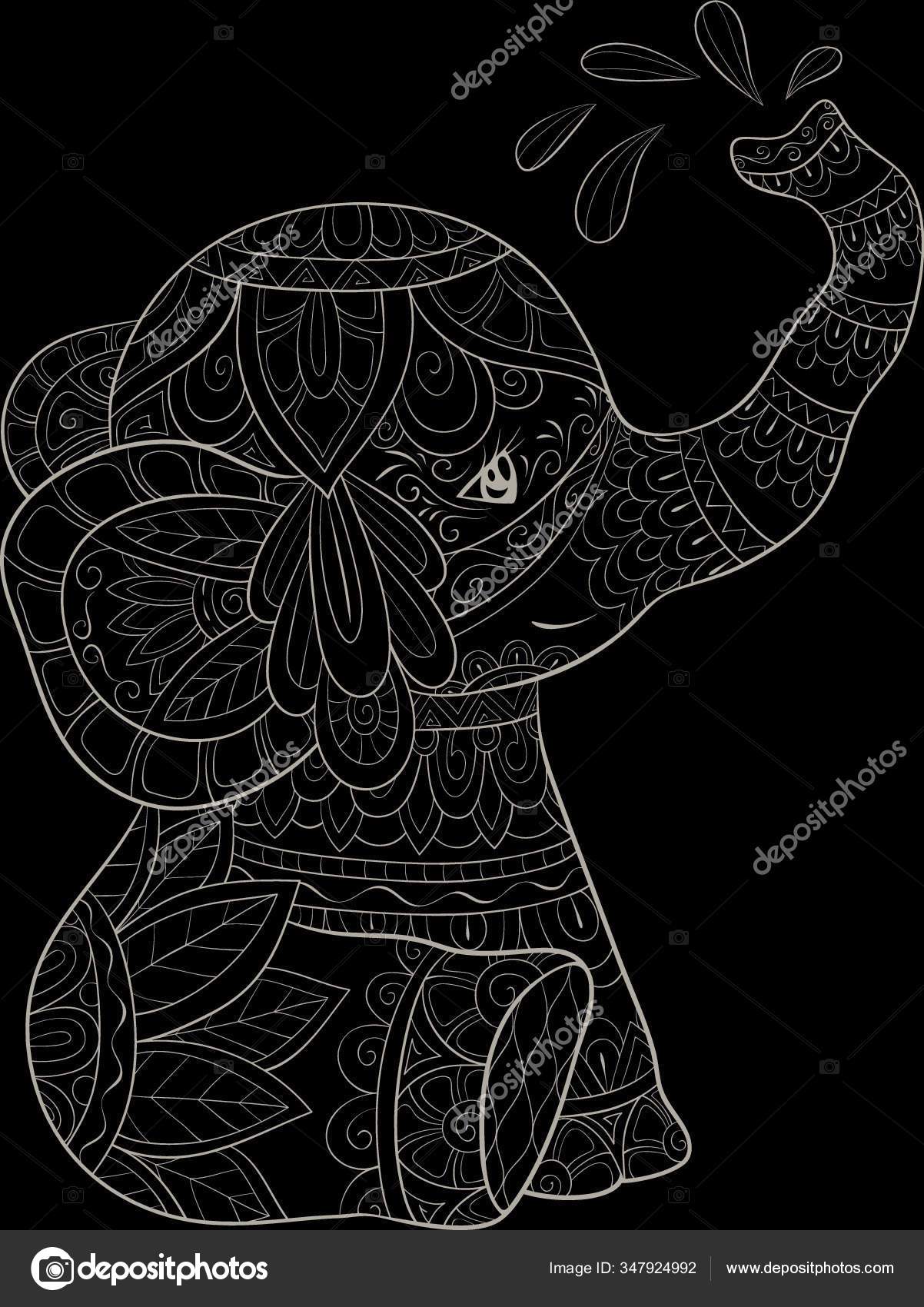 Elephant Drawing For Kids #1401812 | Clipart Library, image size:1202x1700