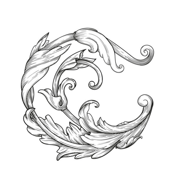 Кудри и свитки украшения для элементов дизайна
.