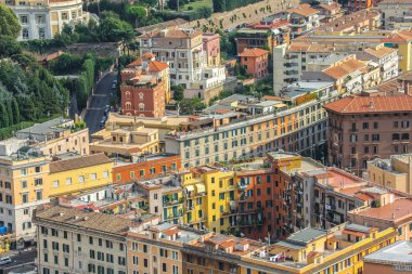 Aziz Peter Bazilikası 'nın manzarasından Roma manzarası.