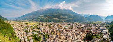 Morbegno - Valtellina (It) - Hava görüntüsü