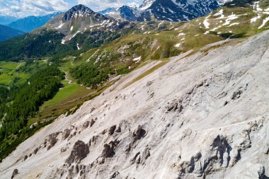 Livigno Forkolası (Ch) - Havadan görünüm