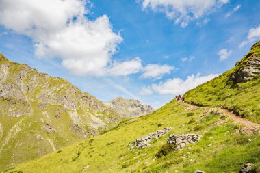 Grosina Vadisi - Valtellina (It) - yaz otlaklarının genel görünümü