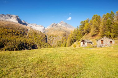 Valmalenco 'daki antik kırsal chalets (It) - Alpe dell' Oro