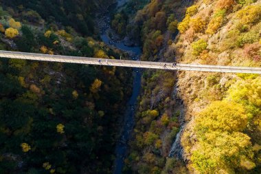 Ponte nel Cielo - Valtartano - Valtellina (It) - Hava manzaralı