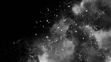 Parlak ışıklar arka plan. Soyut koyu parlak renkli parçacıklar ışık doku veya arka plan bindirmeleri