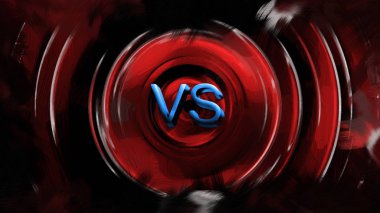 Spor ve dövüş müsabakaları için ekran tasarımına karşı. Maç maçı, oyun konsepti rekabetçi.