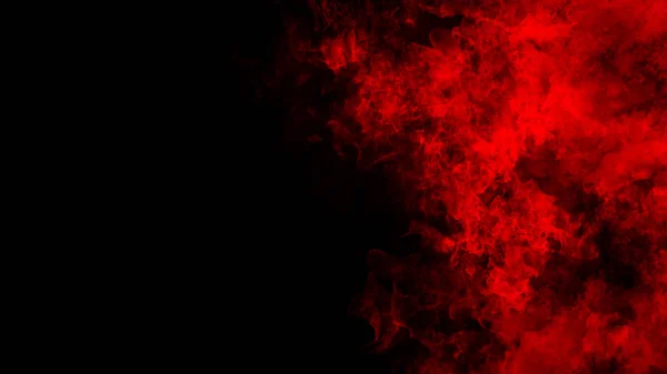 Textura de fuego quemado con partículas brasas. Llamas rojas sobre fondo aislado. Textura para pancarta, volante, tarjeta. Ilustración de existencias . — Foto de Stock