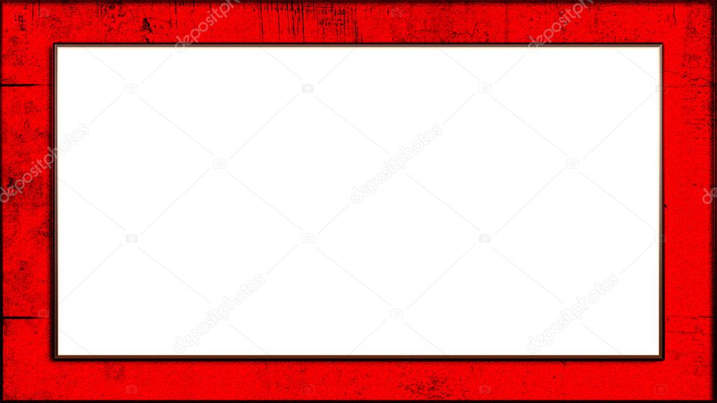 Colorful abstract frame. Square border for your web design or copyspace . Photo frames canvas on the wall. Texture isolated on white background.