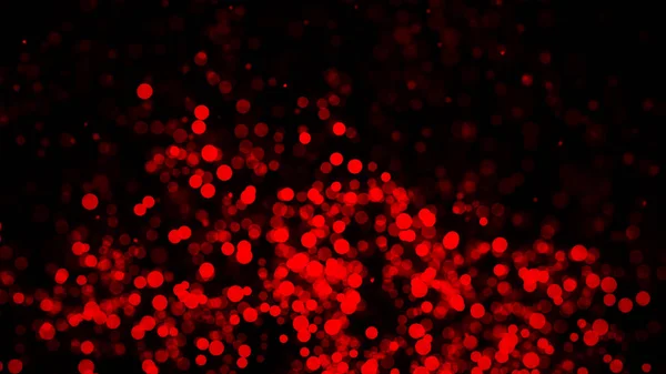 Bokeh vermelho em fundo preto isolado. Ilustração das existências . — Fotografia de Stock