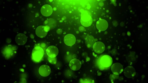 Verwischen grünen Glitzereffekt und glühendes Bokeh auf isoliertem Texturhintergrund . — Stockfoto