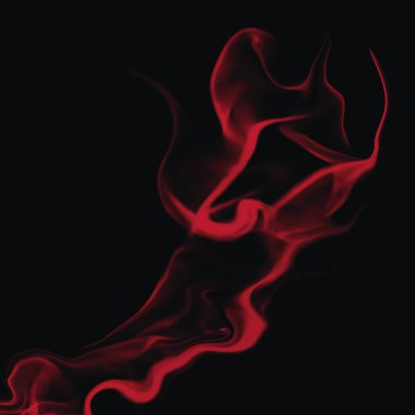 İzole edilmiş arka planda patlama duman dalgası hattı. Moda duotone etkisi. Tasarım, afiş, kapak ve el ilanları için soyut renk tonlama dokusu. Stok illüstrasyonu.