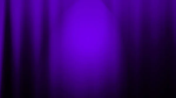 Leere lila Szene mit rotem Vorhang und Scheinwerfern. Show, Performance, Konzert, Hintergrund für Banner, Flyer und Cover. Aktienillustration. — Stockfoto