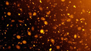 İnanılmaz altın sarısı arka plan. Parlak yıldızların modası. Tasarım kapağı ya da broşür için stok çizimi. Tasarım ögesi.