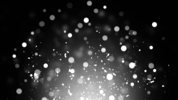 Abstract blur bokeh background. Real dust particles with real lens flare stars. glitter lights. Merry Christmas and New Year feast. — 스톡 사진