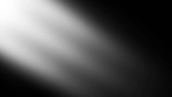 Zonnestralen licht geïsoleerd op zwarte achtergrond. Waas schijnwerper textuur overlays. Voorraadillustratie. — Stockfoto